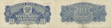 10 Zlotych 1944  sér. CT             Pick 110