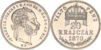 20 kr. 1870 KB "R"
