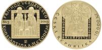 10000 Koruna 2013 (1 Unce - Au 999.9/1000) - příchod věrozvěstů