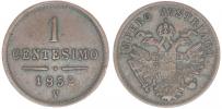 1 Centesimo 1852 V