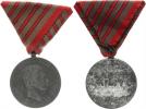 Medaile za zranění "Laeso Militi 1918" stuha za 4 zranění