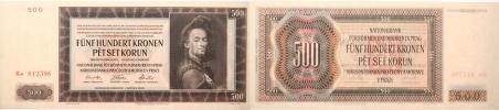 500 Koruna 1942 - 2.vyd.- sér.Ka