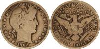 1/2 Dollar 1902
