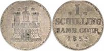 1 Schilling 1855 A        "R"  (pouze 112.000 ks)          KM 586