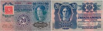 20 Koruna 1913 - kolkovaná