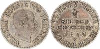 1/2 Silber groschen 1873 B        KM 484     "R"