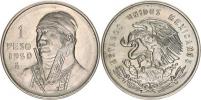 1 Peso 1950 Mo - Jose Morelos     Ag 300      KM 457