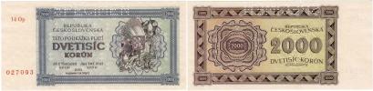 2000 Koruna 1945