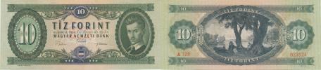 10 Forint 30.6. 1969  sér. A 728         Pick 168d