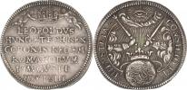 Střední žeton ke korunovaci na římského císaře 1. 8. 1658 ve Frankfurtu