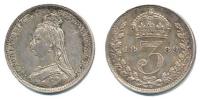 3 Pence 1889