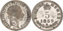 5 kr. 1859 A_tém.