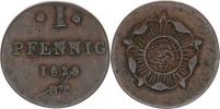 1 Pfennig 1829 ST KM 245 "R"