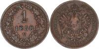 1 kr. 1858 V         "R"_úhoz