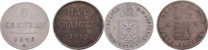 6 Krejcar 1849 A (1/1 pěkná patina)